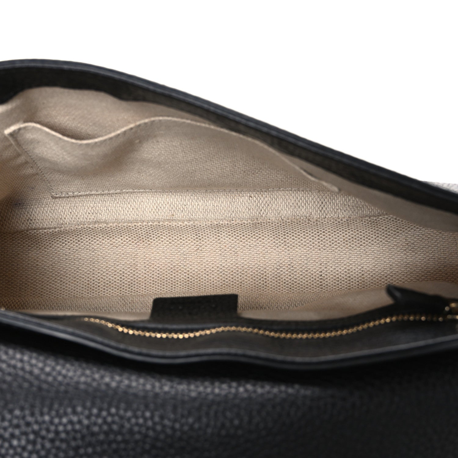 Pebbled Calfskin Medium Soho Flap Crossbody Black