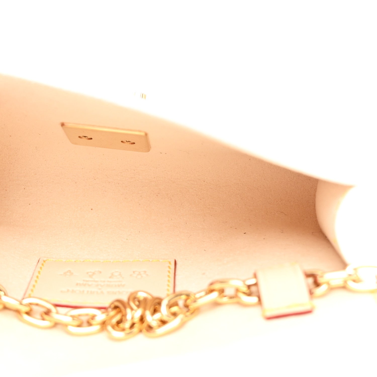 LV X TM Monogram Multicolor Pouch Metis Belt White