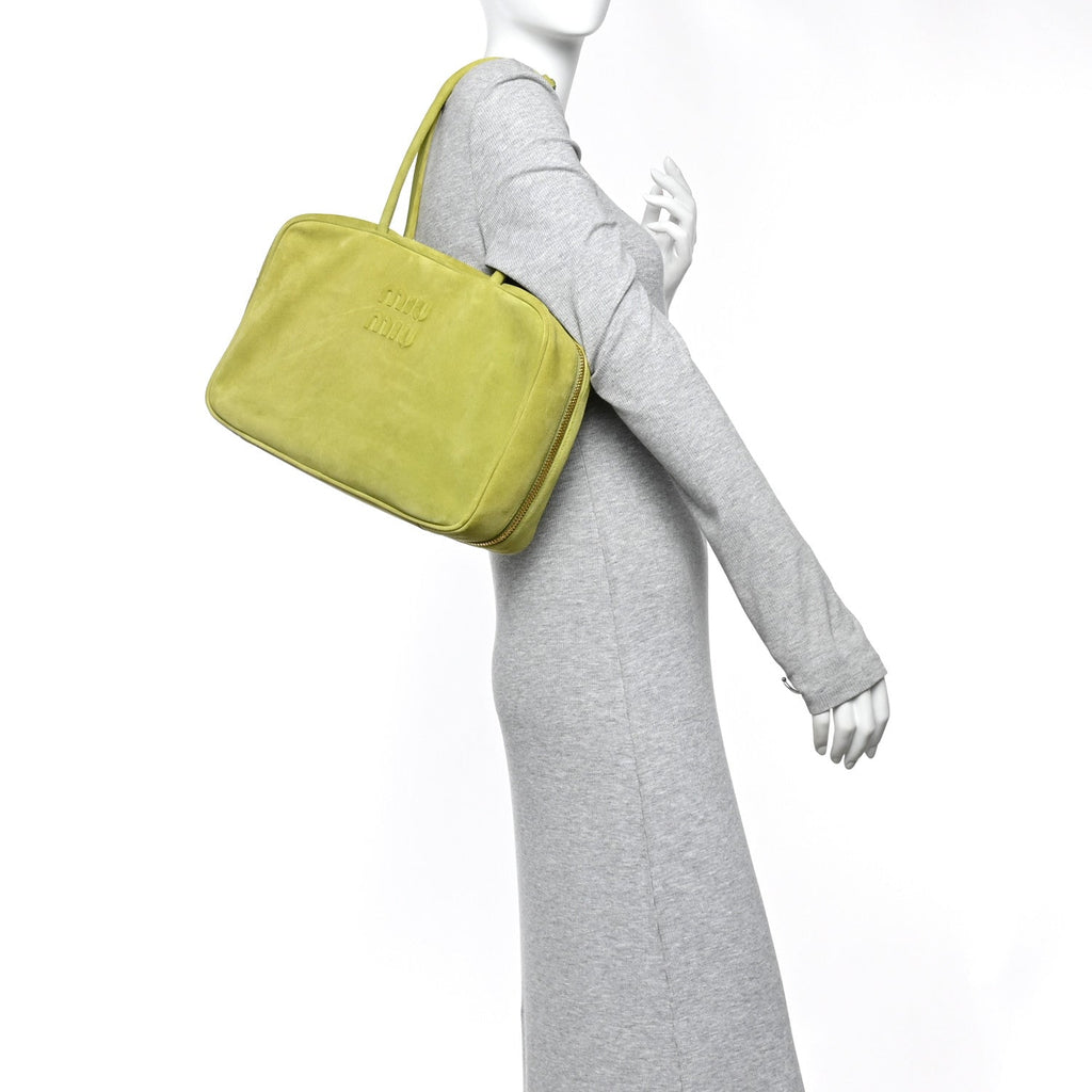 Camoscio Beau Top Handle Bag Edera