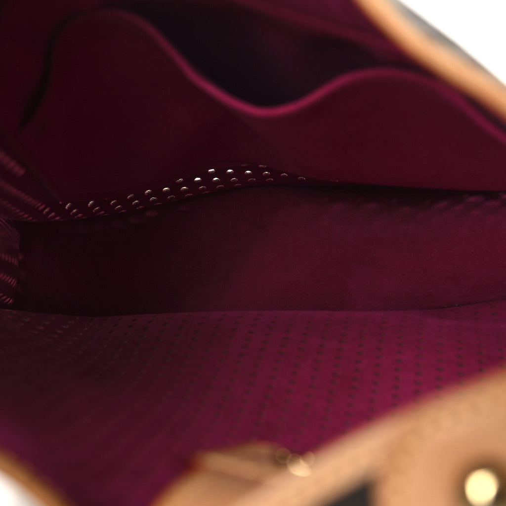 Monogram Perforated Musette Fuchsia
