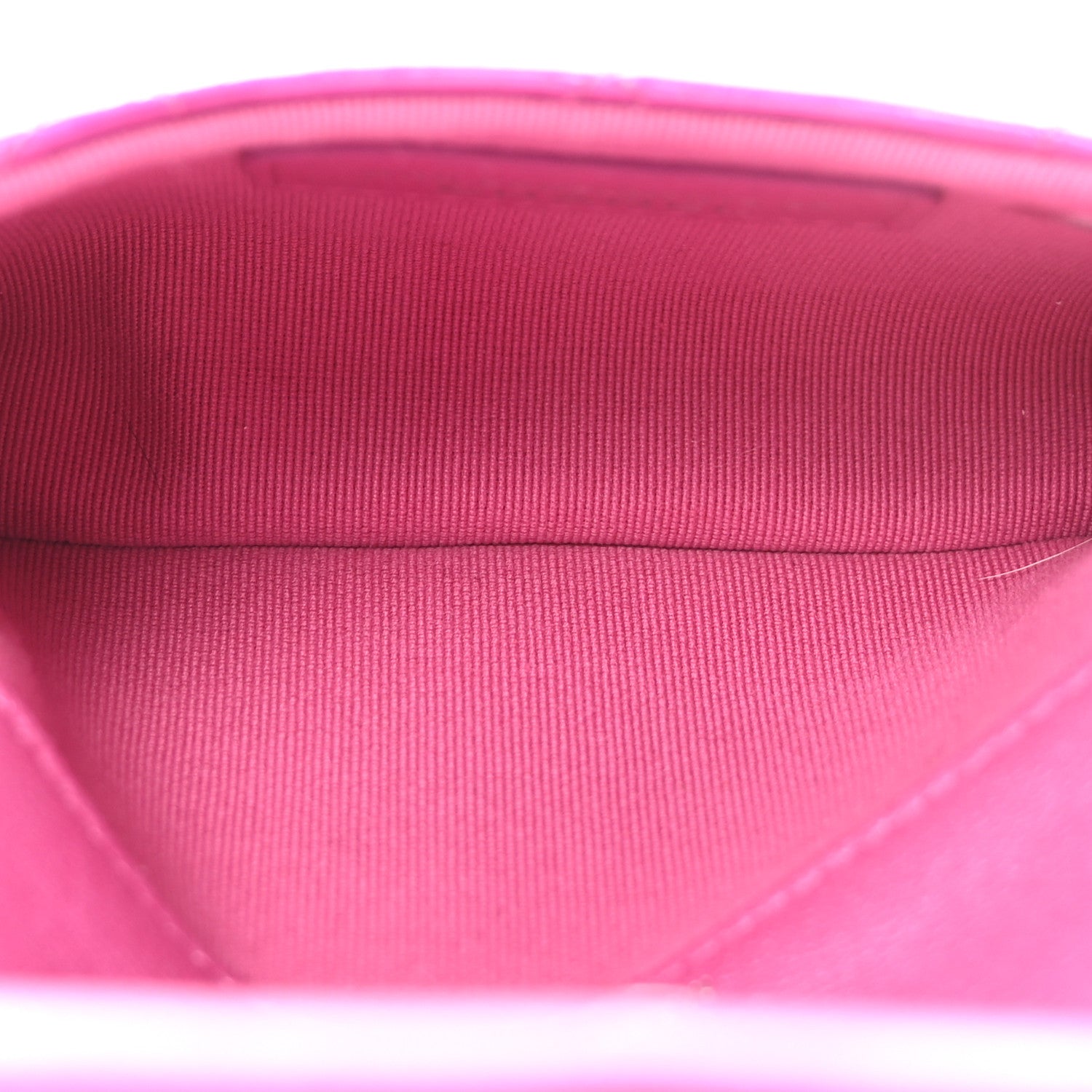 Patent Lambskin Quilted CC Hook  Holder Pink
