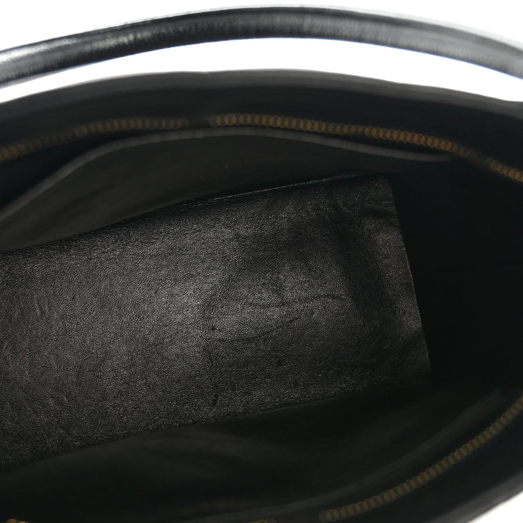 Caviar Quilted Medallion Tote Black