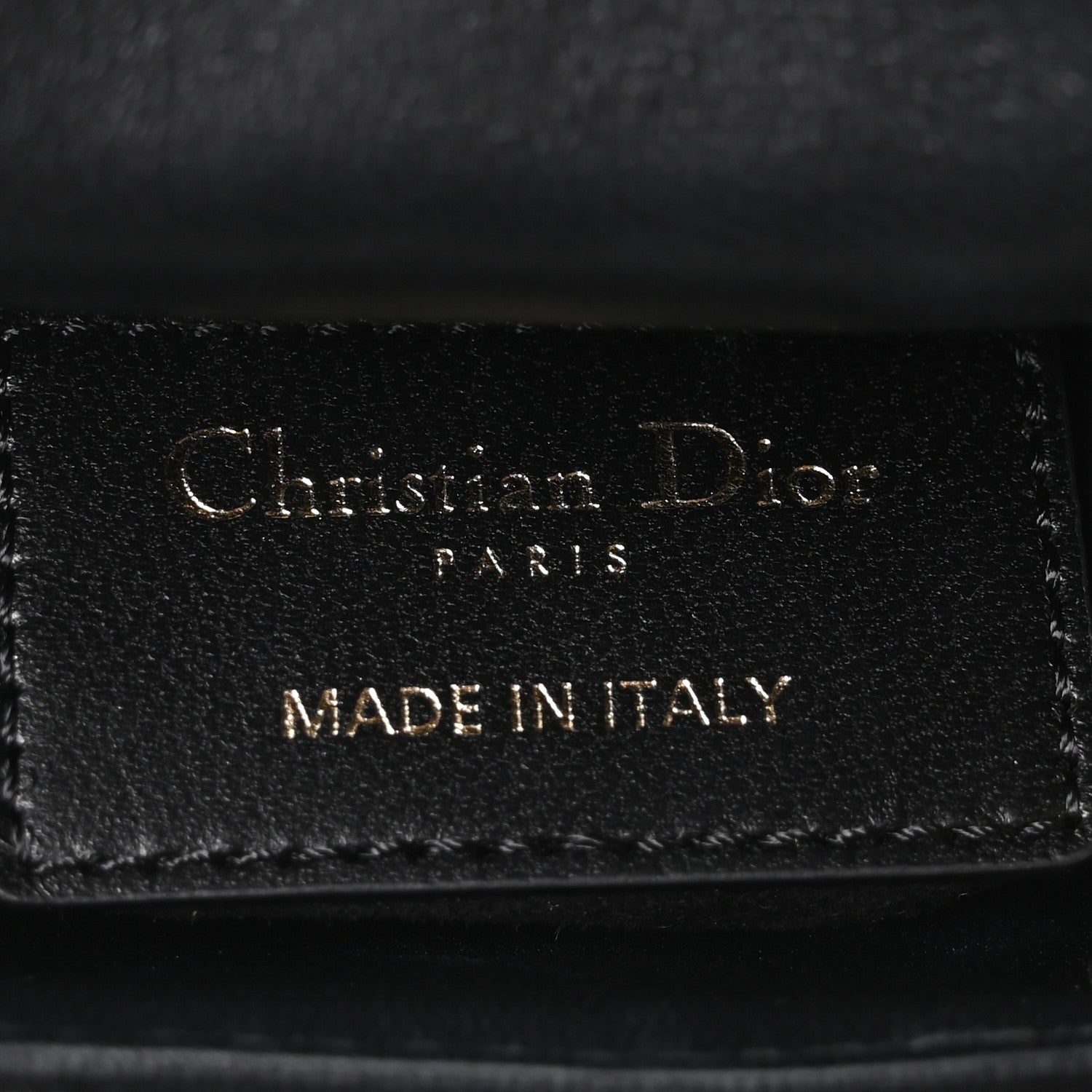 Lambskin Cannage Micro Lady Dior Black