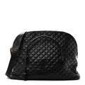 Calfskin Quilted ES Giant Travel Bag Black