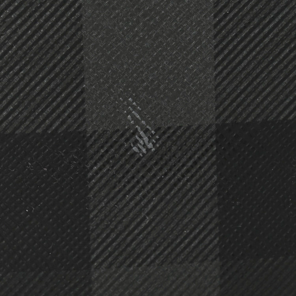 E-canvas Check Cason Bum Bag Charcoal