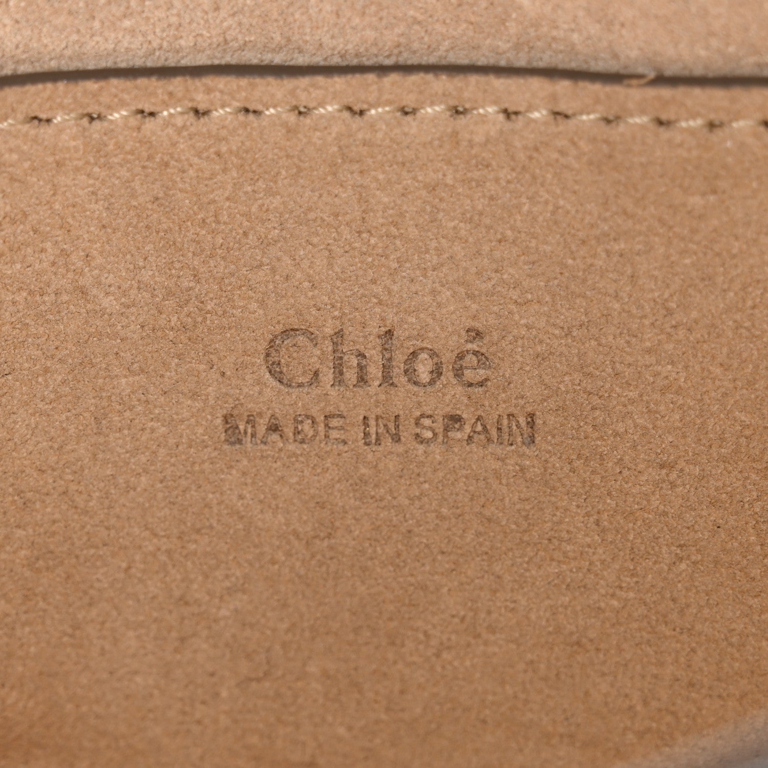 Suede Calfskin Small Faye Shoulder Bag Pearl Beige
