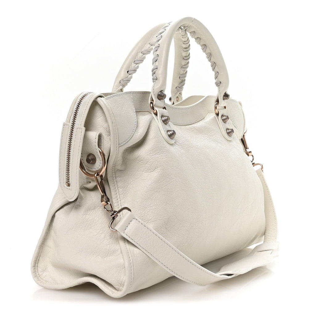 Agneau Giant 12 Rose Gold Hardware City White Light