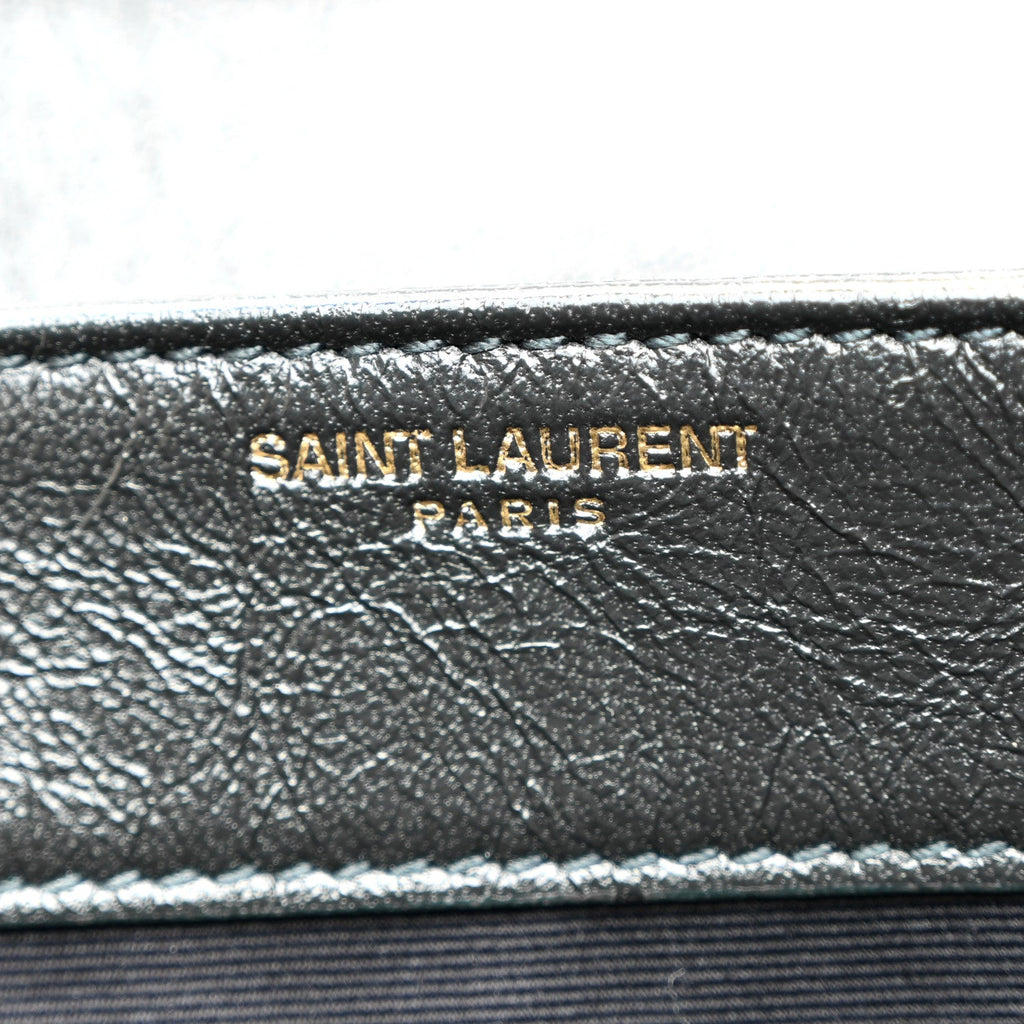 Lambskin Quilted Mini Becky Chain Bag Vert Fonce