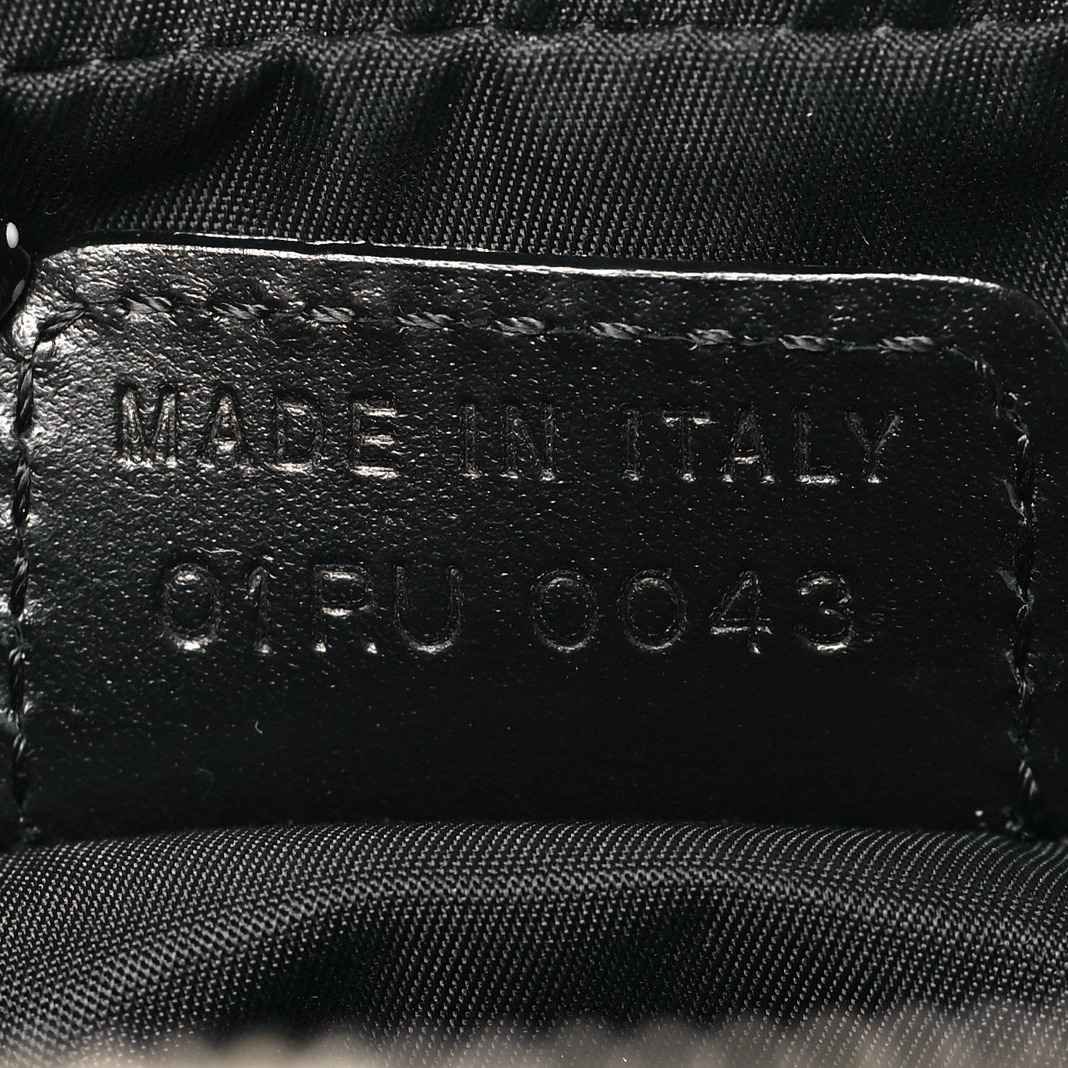 Monogram Messenger Black
