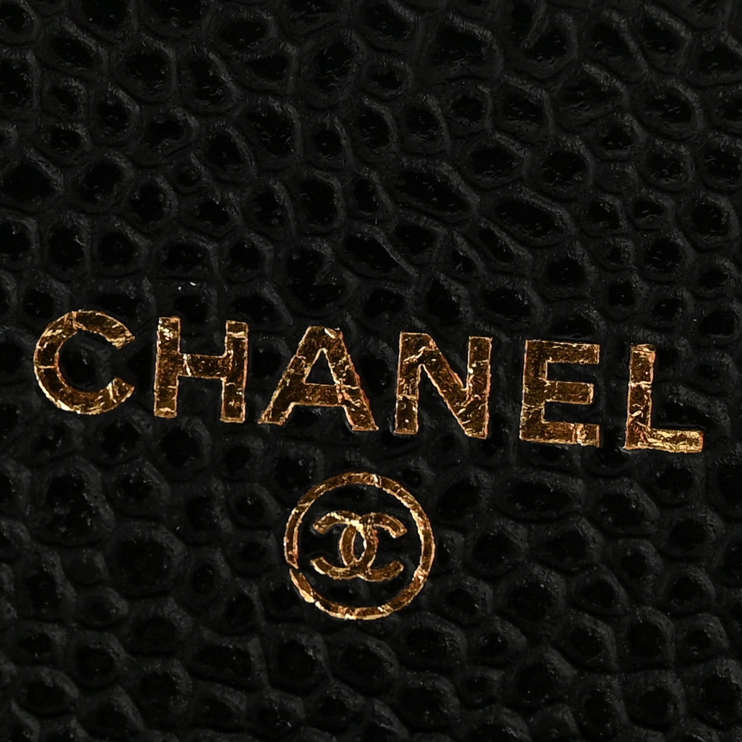 Caviar Quilted Flap  Holder Wallet Black