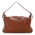 Supple Calfskin Large Romy Shoulder Bag Tan