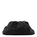 Smooth Butter Calf The Pouch Oversized Clutch Black