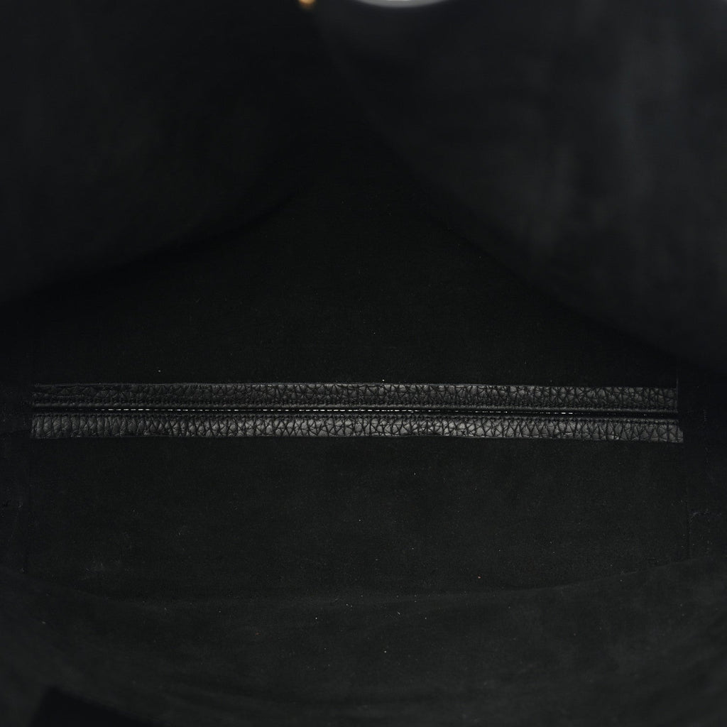 Heavy Grain Bayswater North South Tote Black