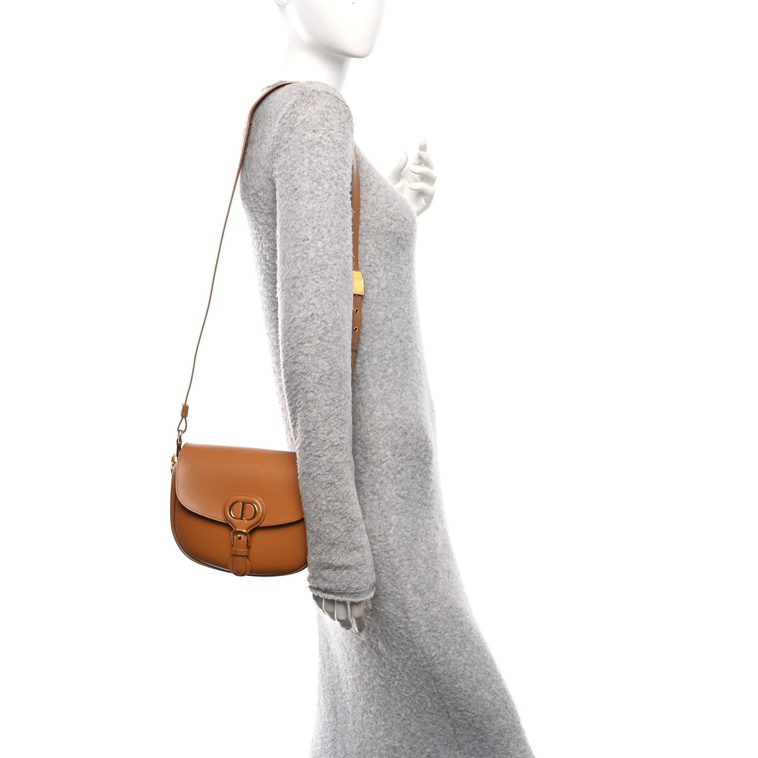 Box Calfskin Medium Bobby Flap Camel