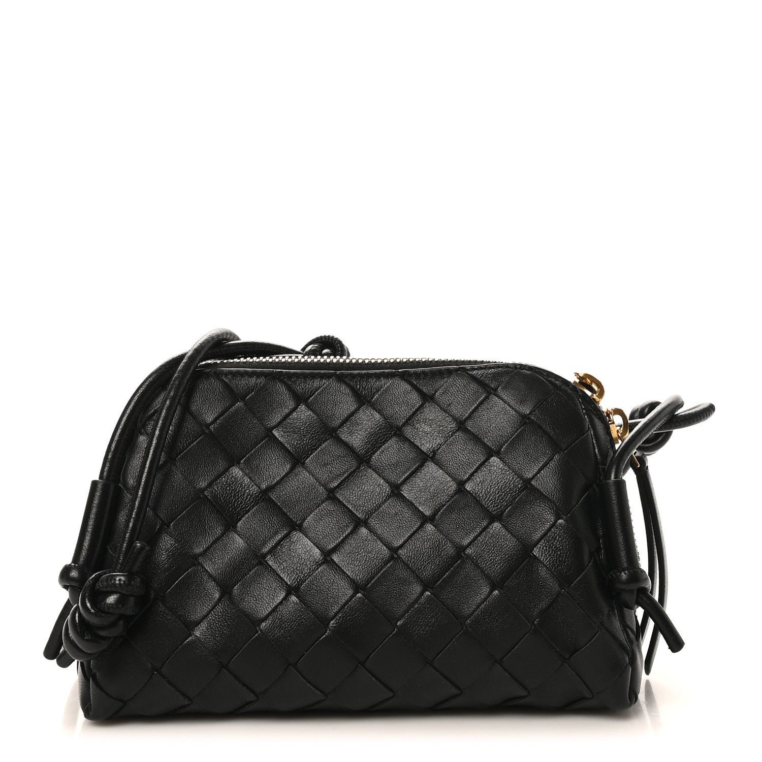 Nappa Intrecciato Concert Pouch Black