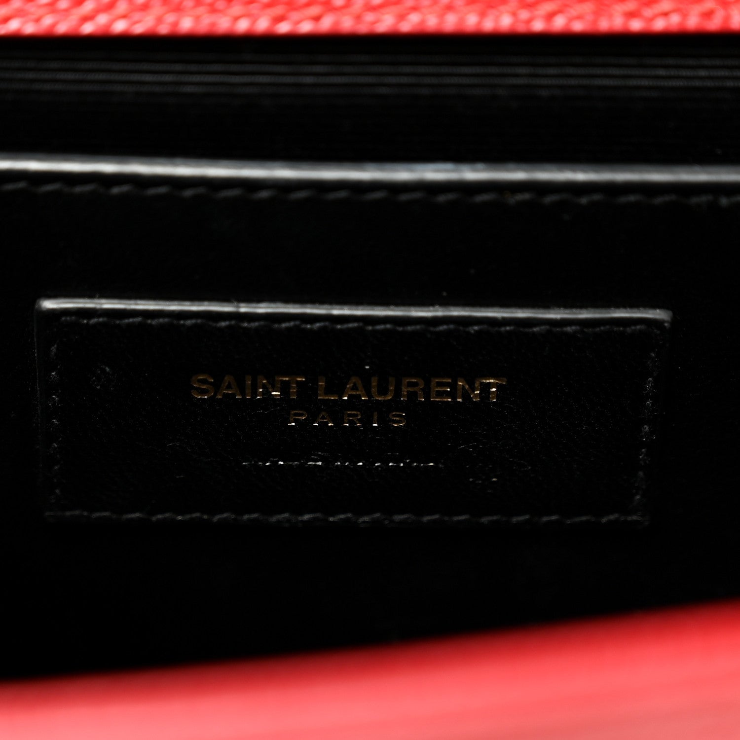 Grain De Poudre Medium Monogram Kate Satchel Red