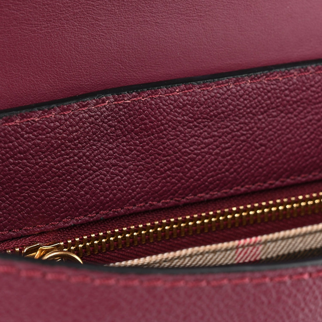 Soft Grain Calfskin Small Medley Crossbody Dark Plum
