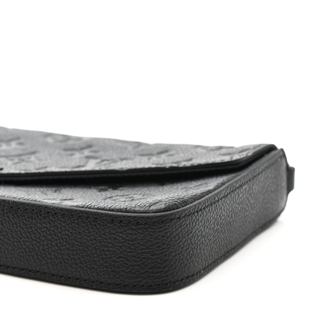 Empreinte Pochette Felicie Chain Wallet Black