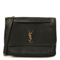 Grained Lambskin Monogram Large Niki Chain Satchel Light Musk