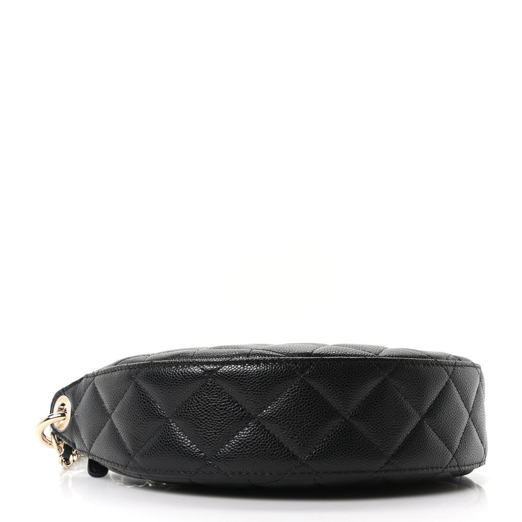 Caviar Quilted Other Shape With Chain Black