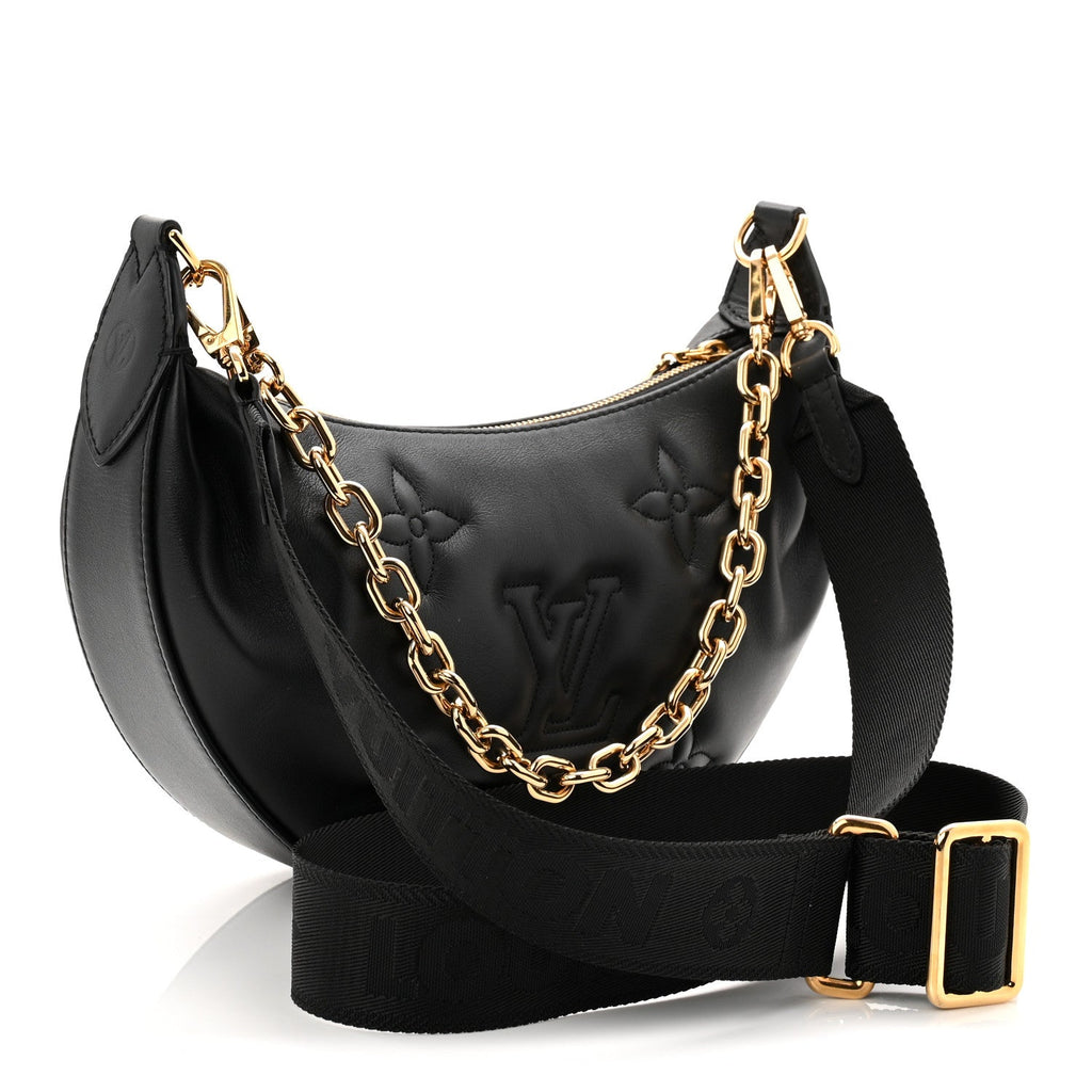 Calfskin Bubblegram Over The Moon Black