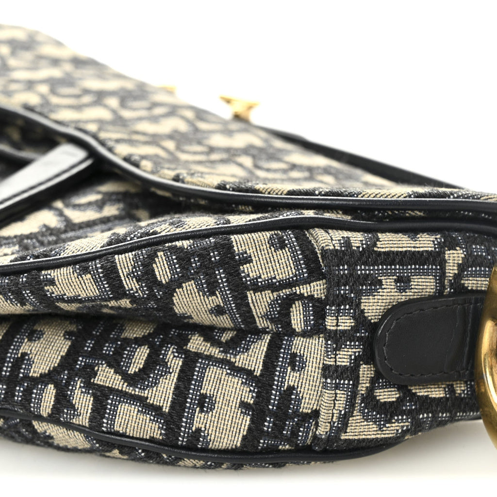 Oblique Saddle Bag Blue