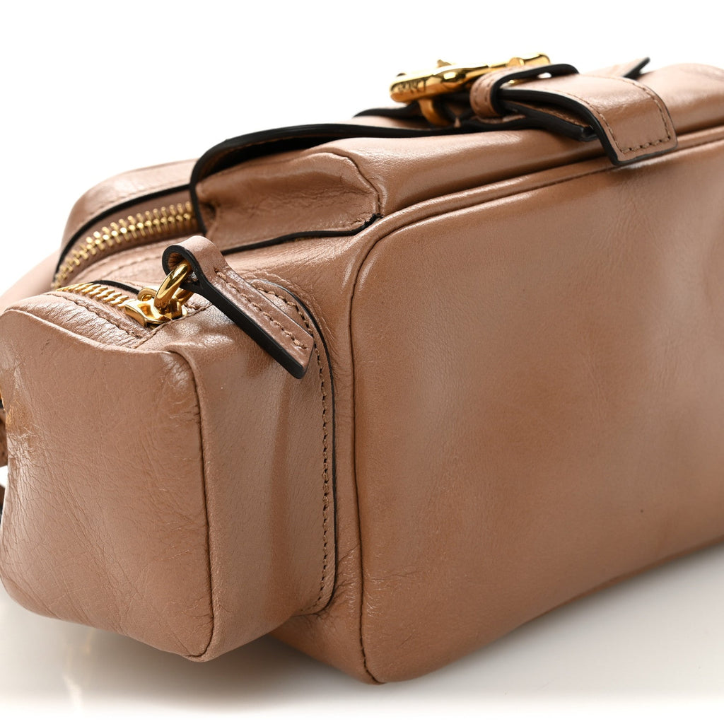 Shiny Buffalo Small Double Carry Camera Bag Woodrose