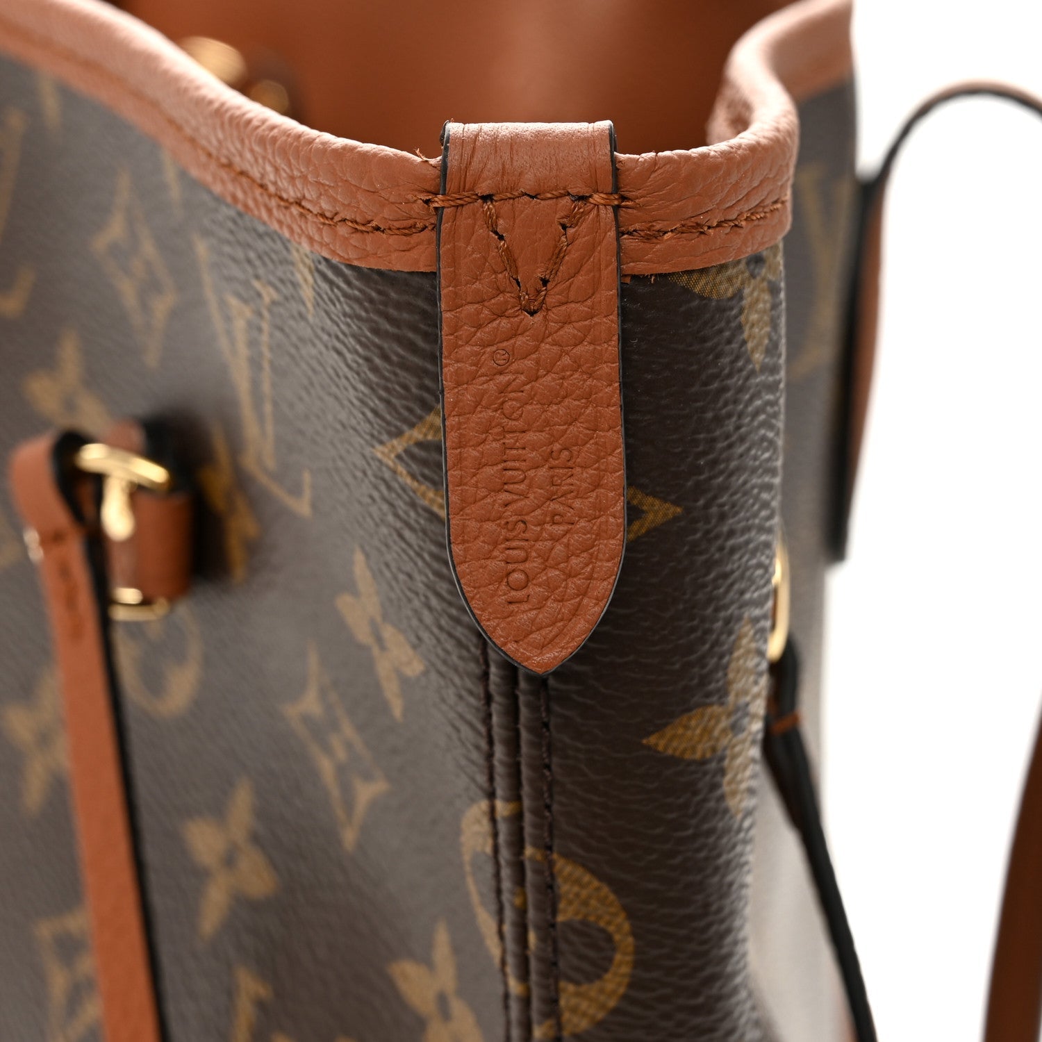 Monogram Calfskin Neo Neverfull Inside Out MM Tan