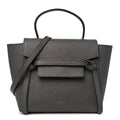 Grained Calfskin Nano Belt Bag Grey
