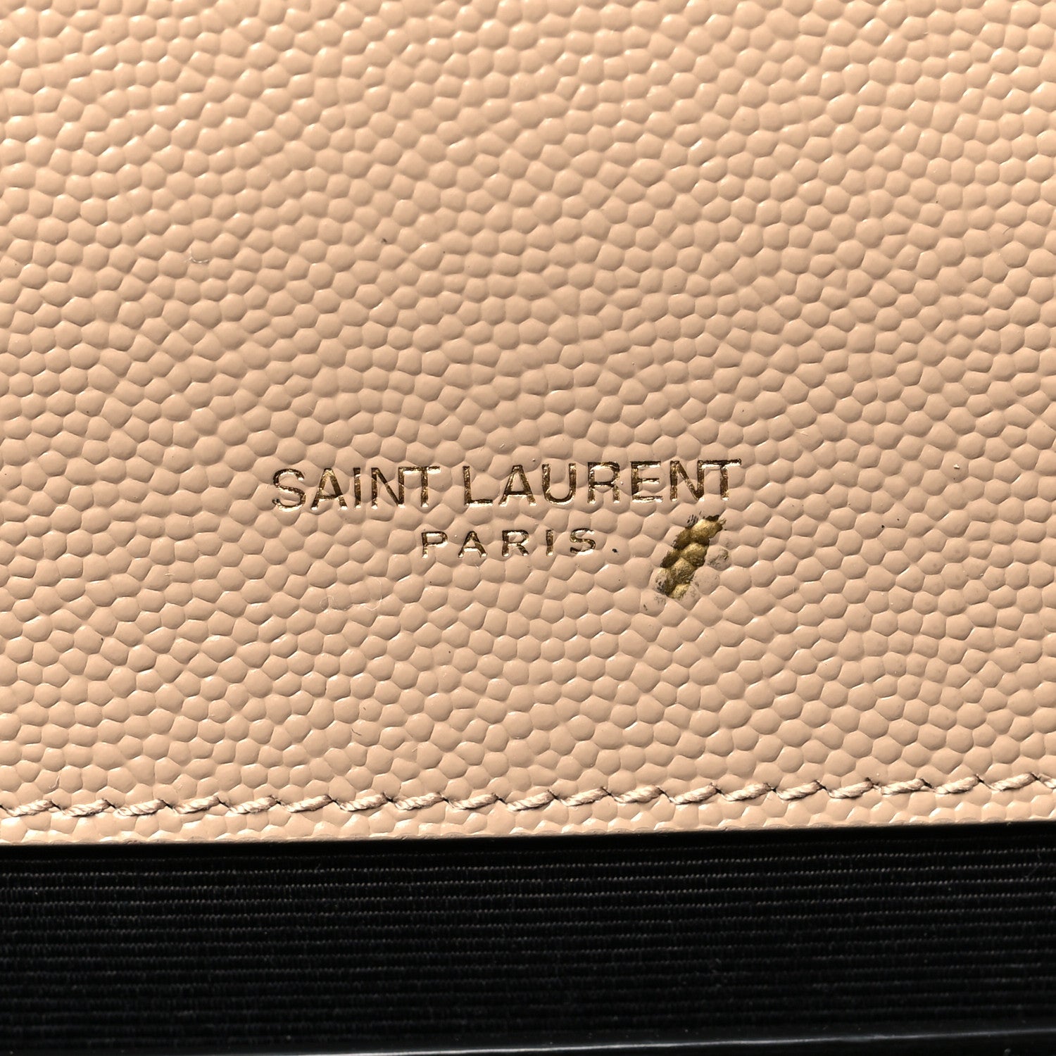 Grain De Poudre Textured Mixed Matelasse Medium Triquilt Monogram Satchel Dark Beige