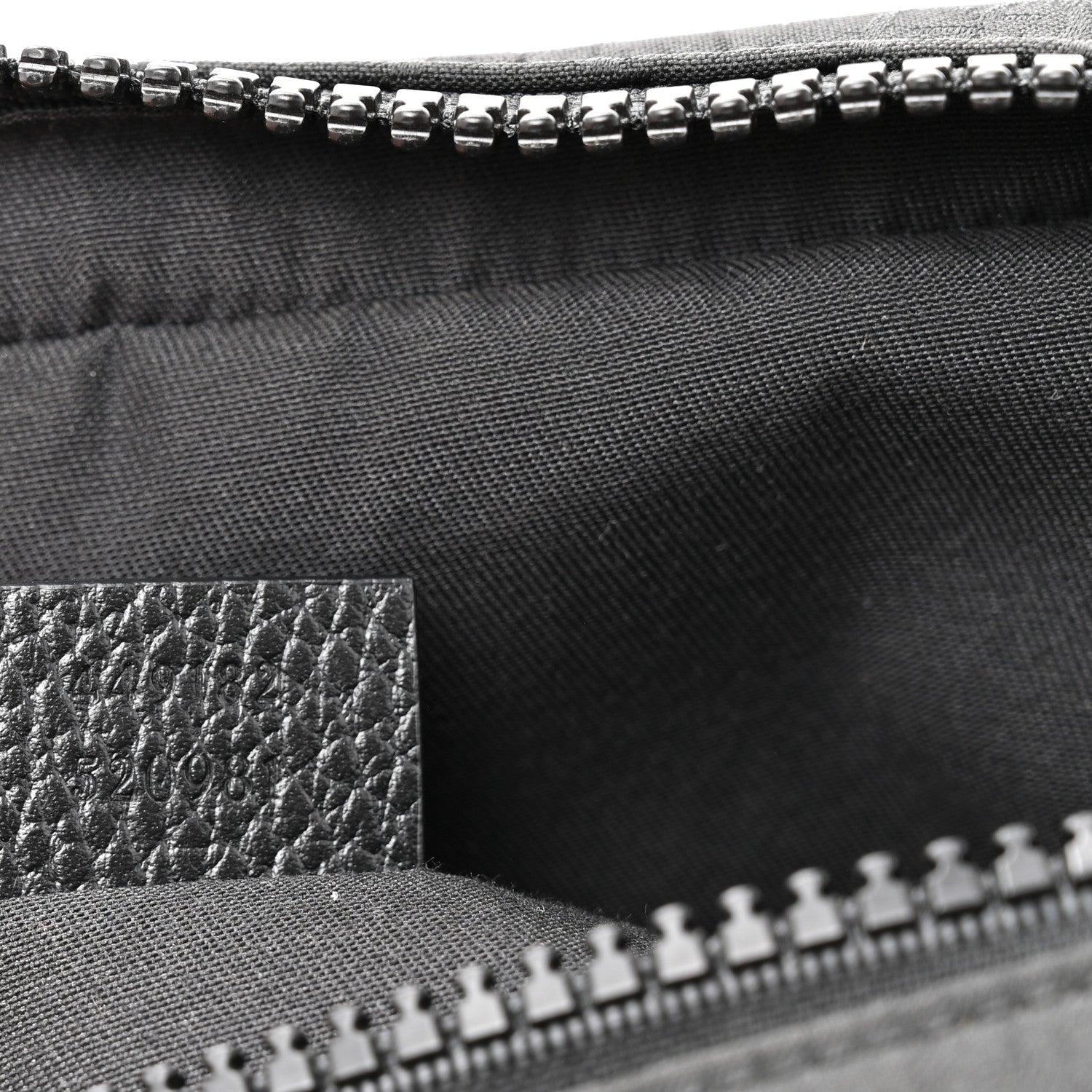 Nylon Monogram Fanny Pack Belt Bag Black