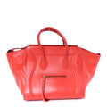 Supple Calfskin Medium Phantom Luggage Vermillion