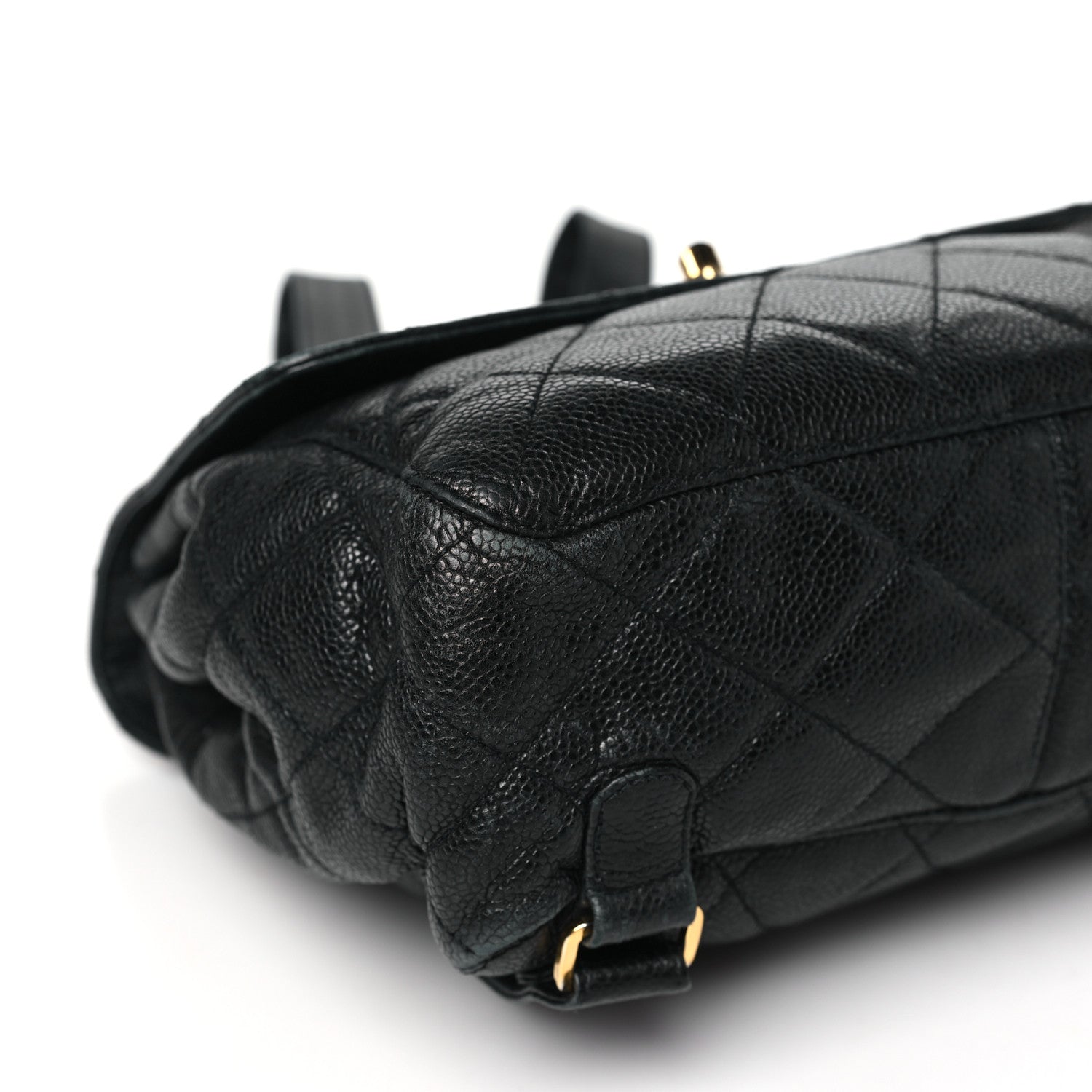 Caviar Quilted Backpack Black