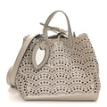Lux Calfskin Vienne Wave Mina 25 Bag Perle