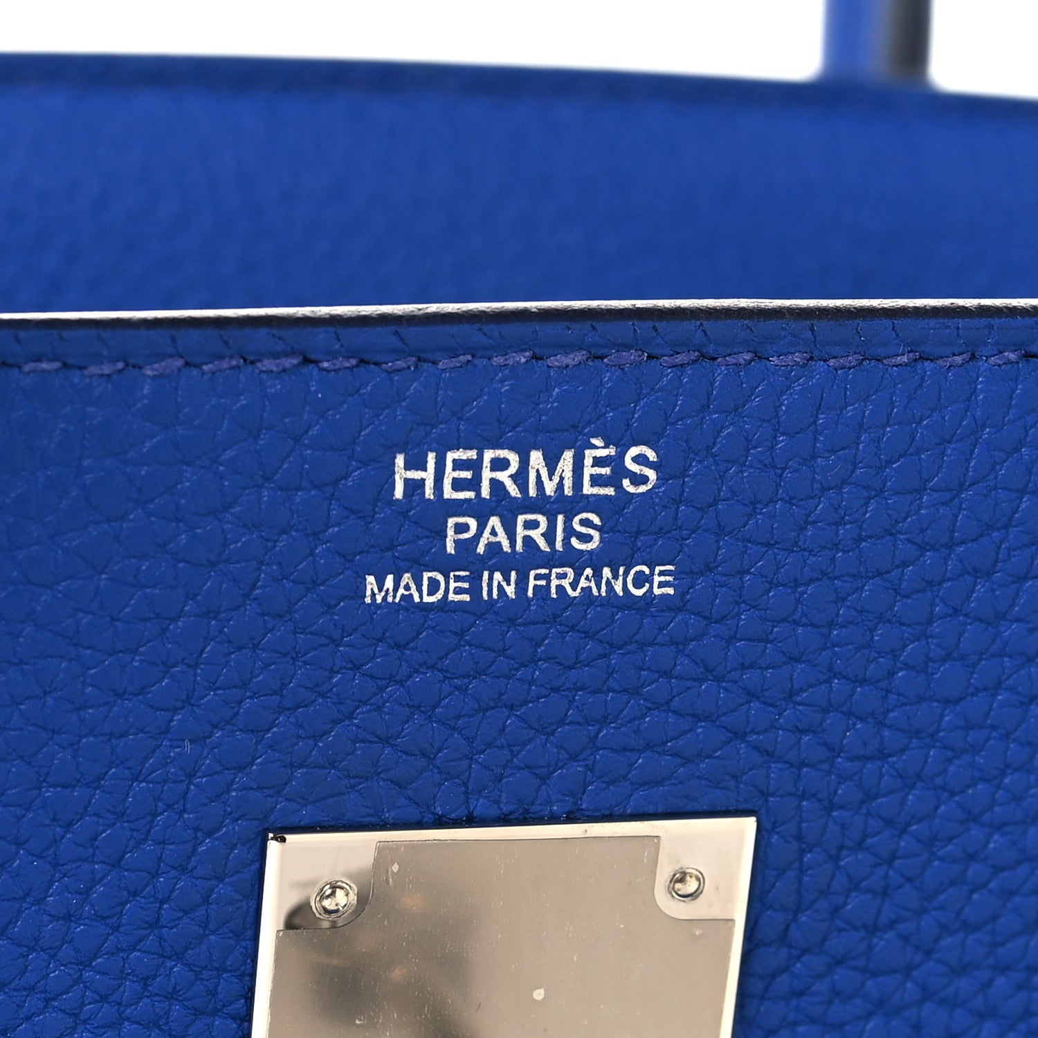 Togo Birkin 30 Bleu Royal