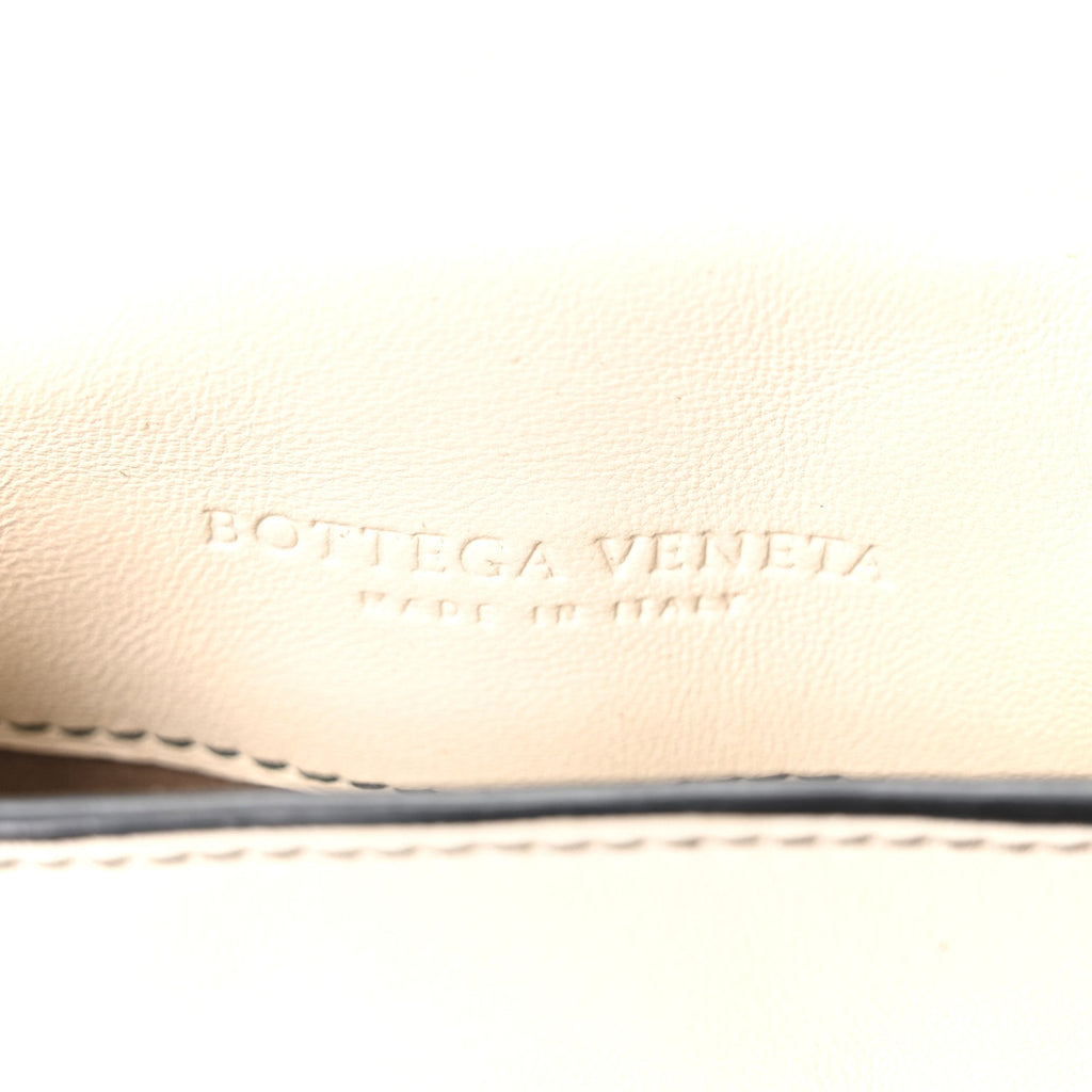 Nappa Intrecciato Double Pocket Crossbody Mist Black