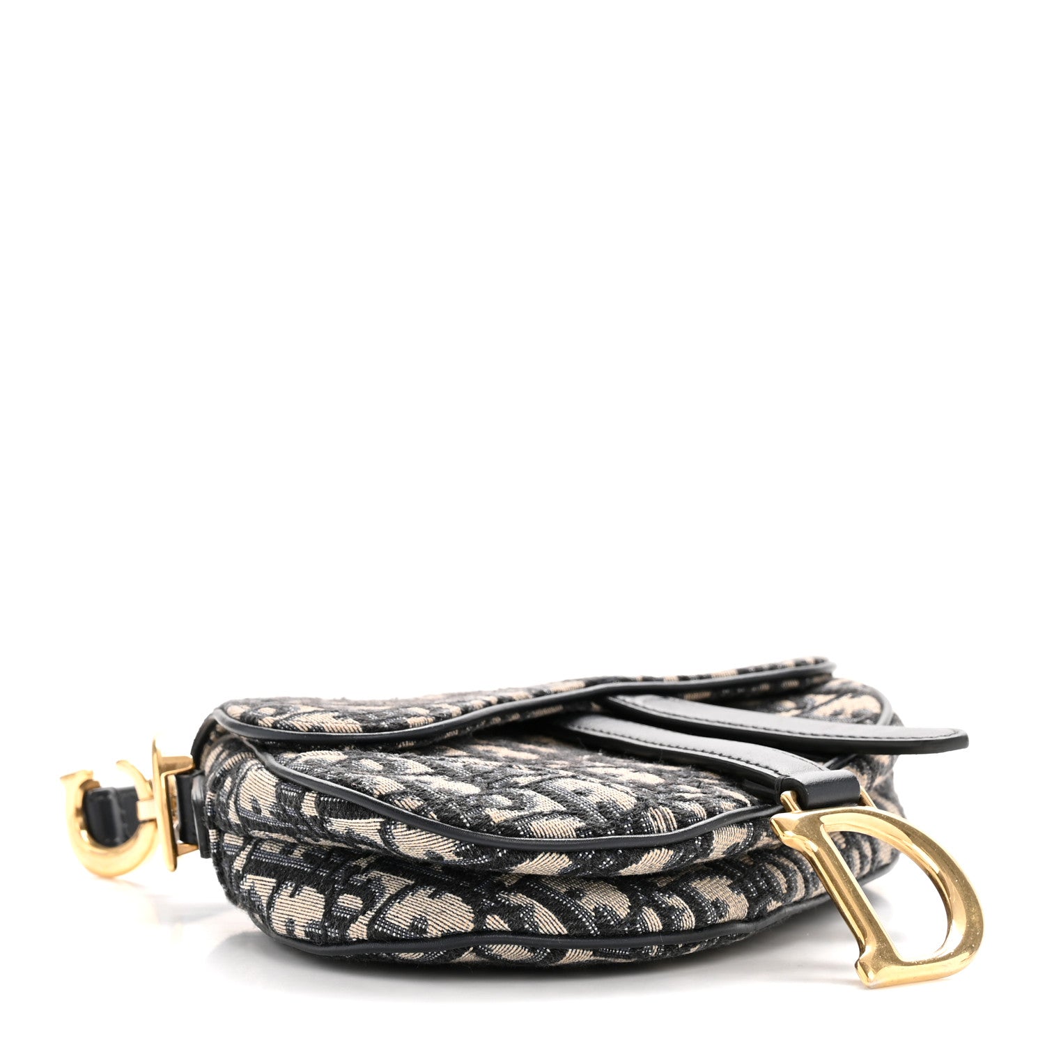Oblique Mini Saddle Bag Blue