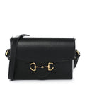 Calfskin Horsebit 1955 Shoulder Bag Black