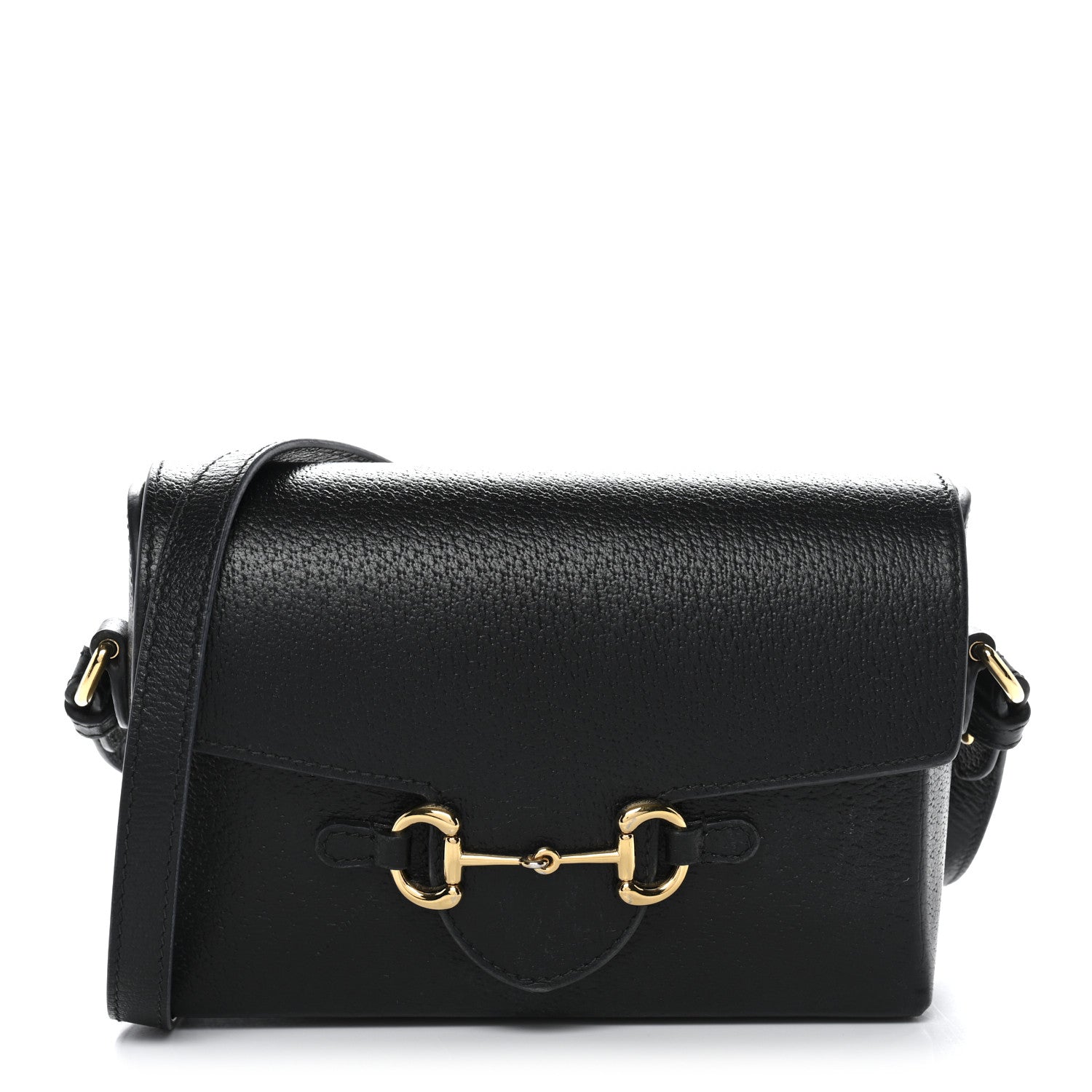Calfskin Horsebit 1955 Shoulder Bag Black