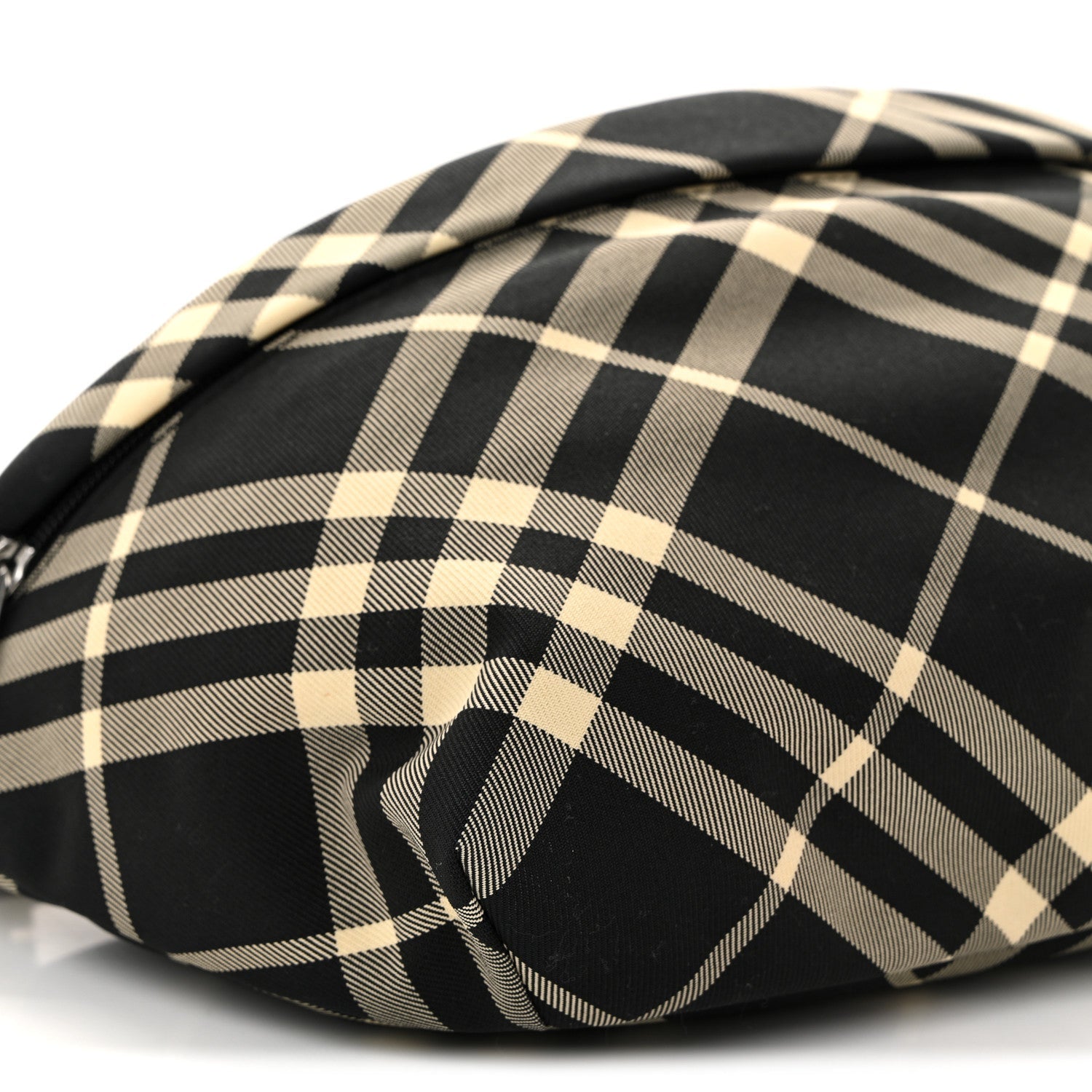 Canvas Check Essential Belt Bag Black Calico
