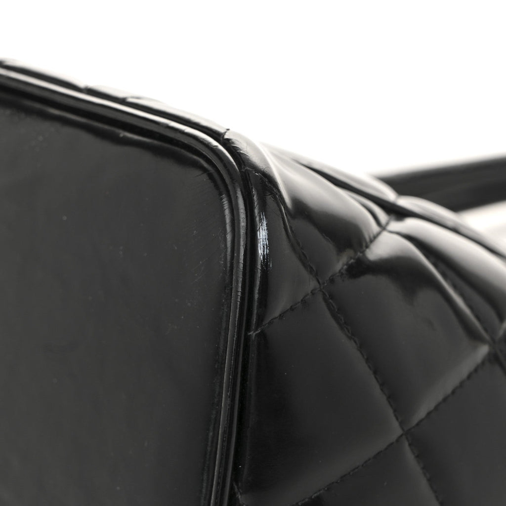 Patent Medallion Tote Black