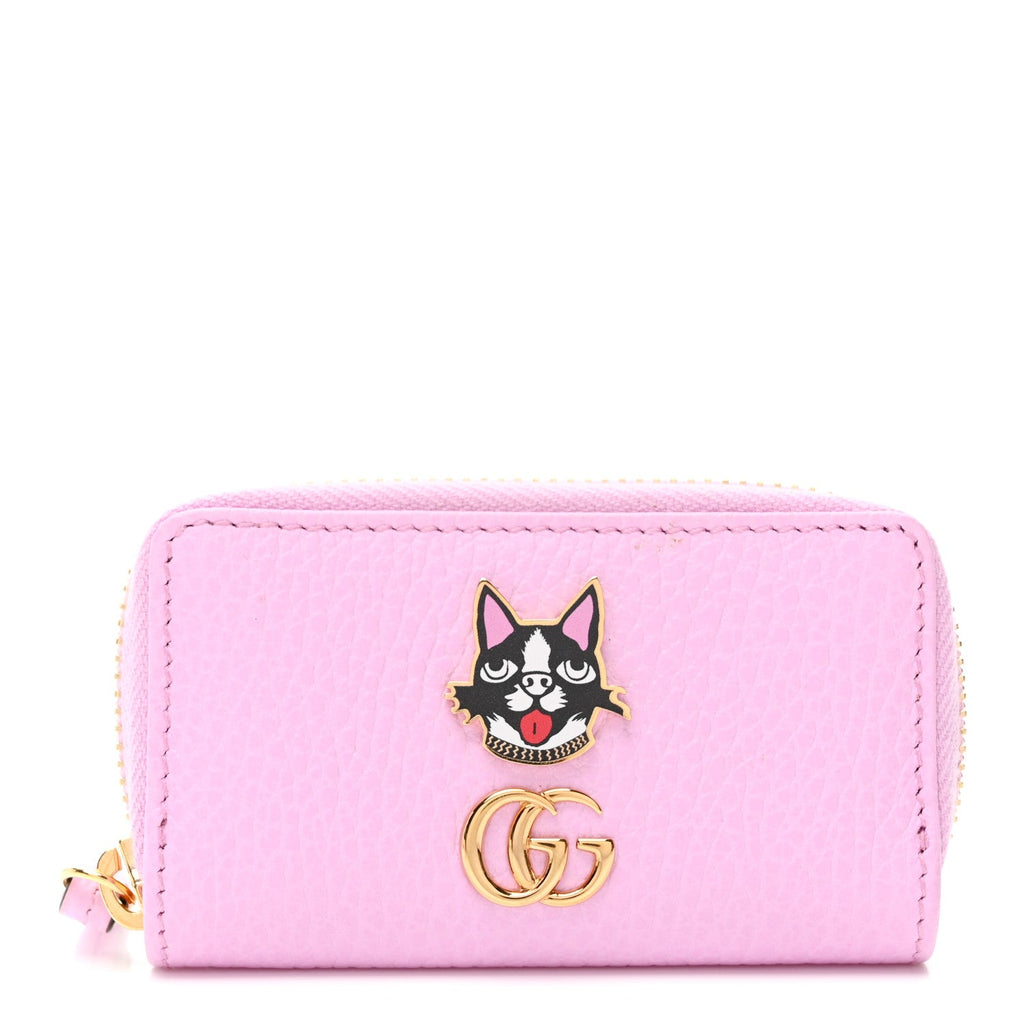 Dollar Calfskin Bosco Zip Around Key Case Malva