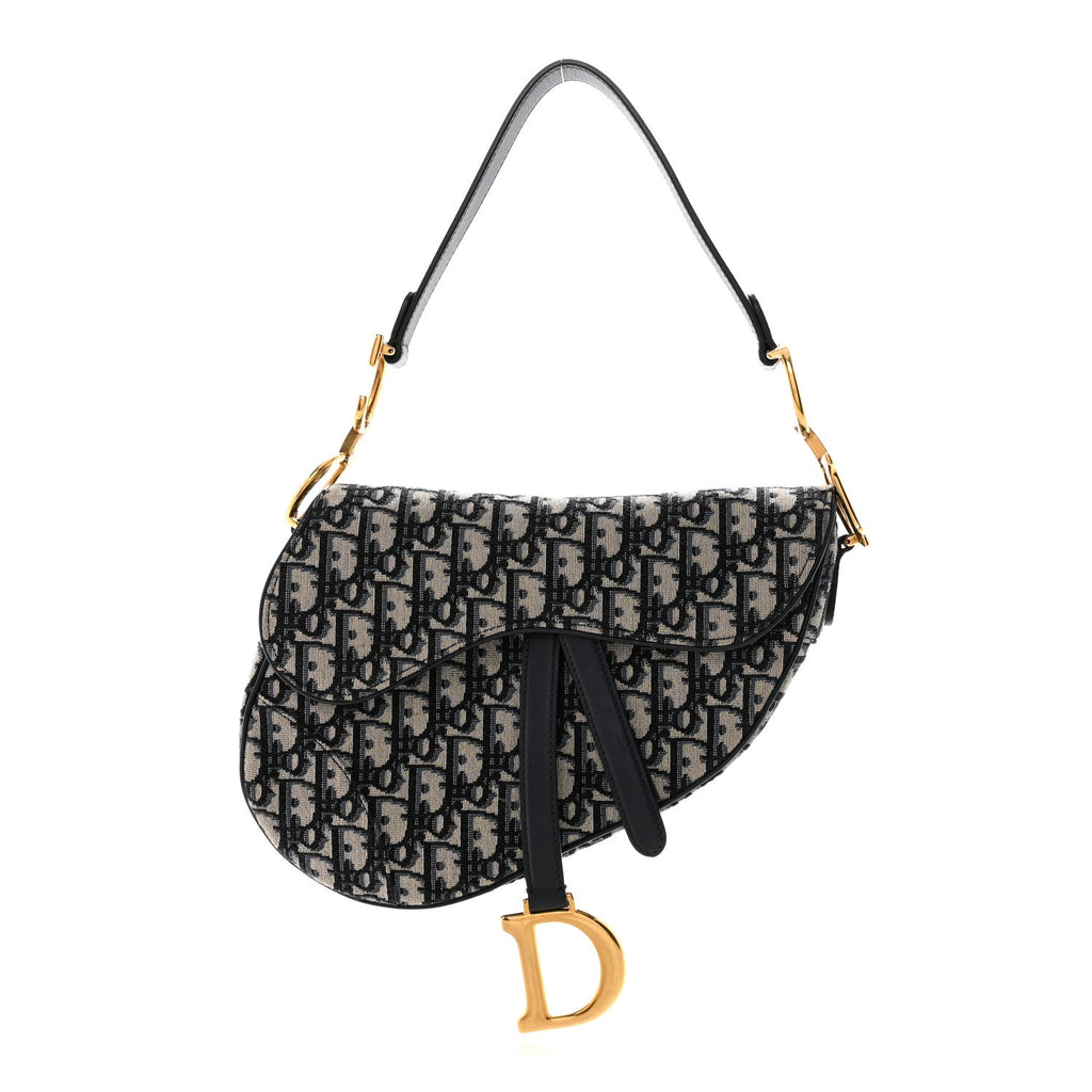 Oblique Saddle Bag Blue