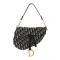 Oblique Saddle Bag Blue