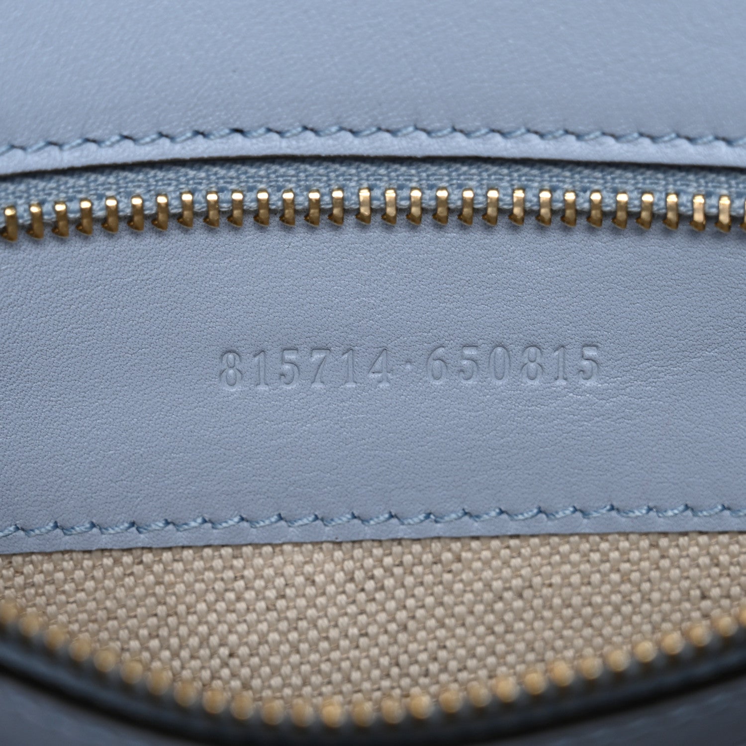Roxy Calfskin Medium Blondie Top Handle Bag Cloudy Blue
