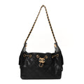 Caviar Quilted Mini Chanel 25 Handbag Black