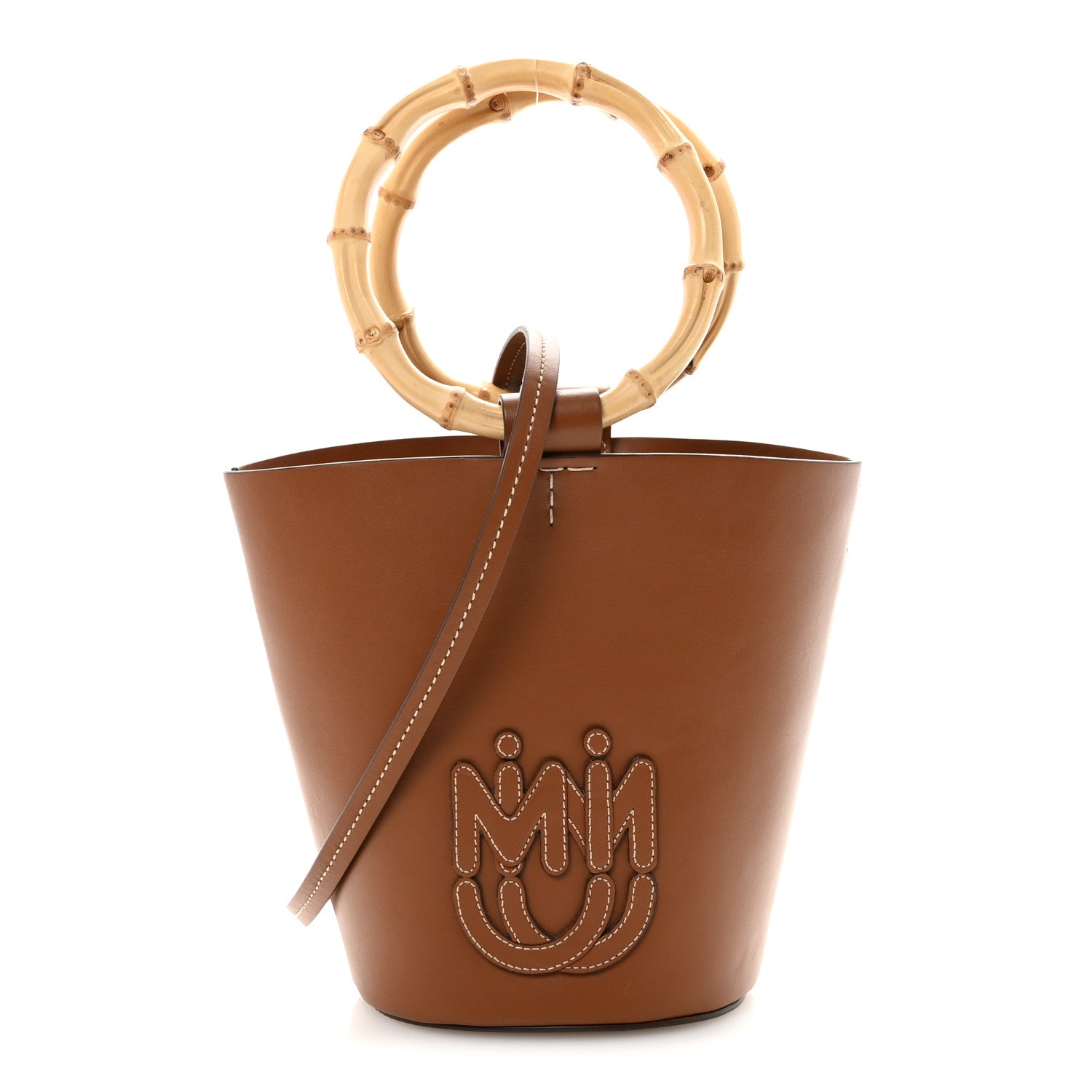 Nappa City Sport Bucket Bag Cognac