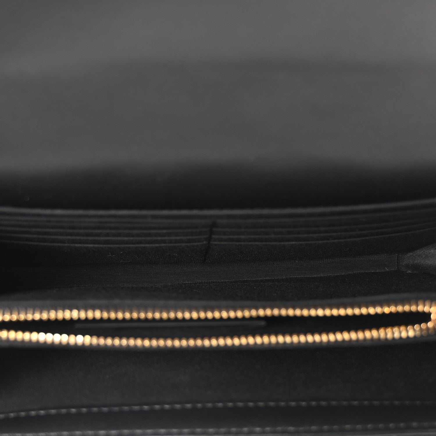 Lambskin Quilted Medusa Wallet On Chain Crossbody Black