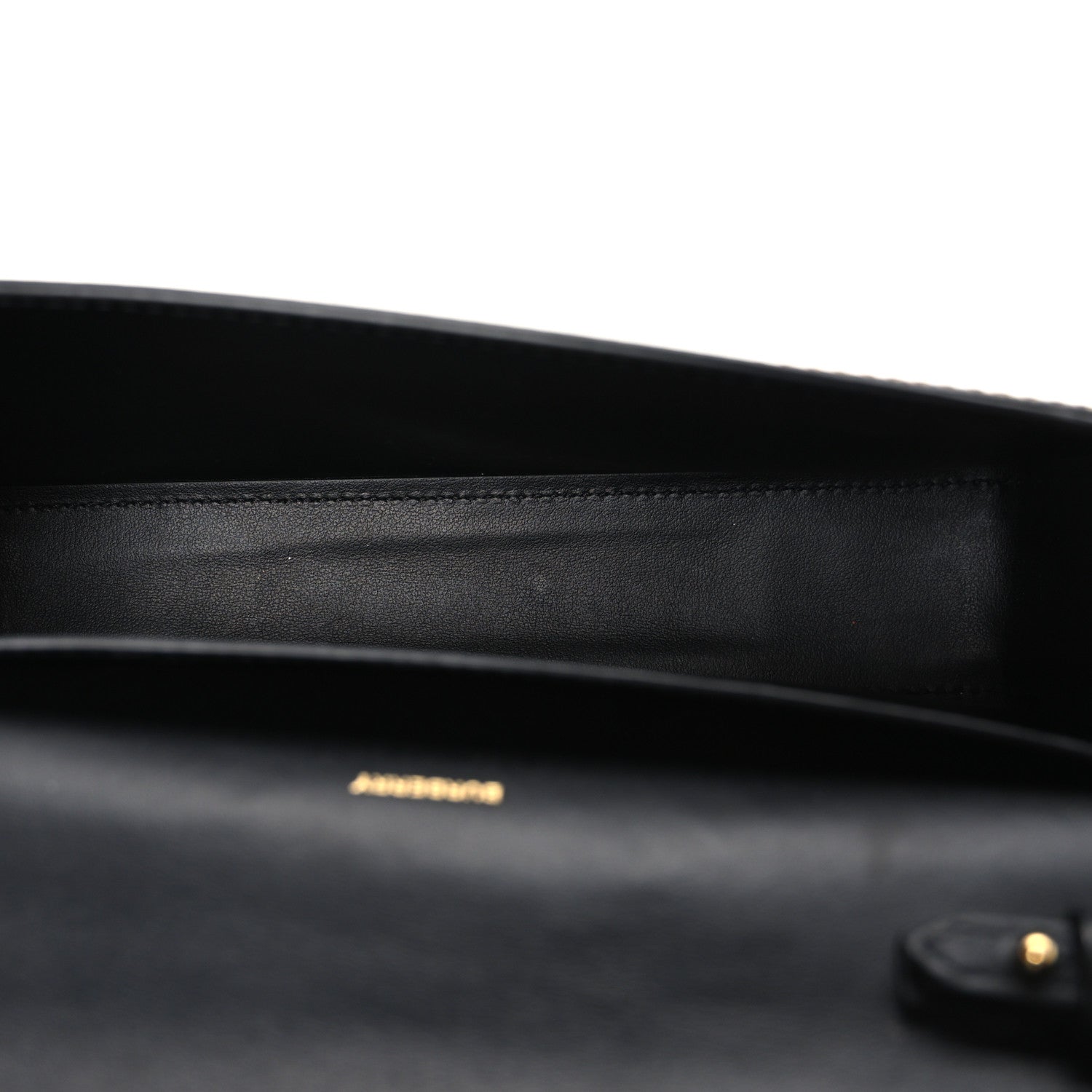 Calfskin Mini Vintage Check Note Bag Black