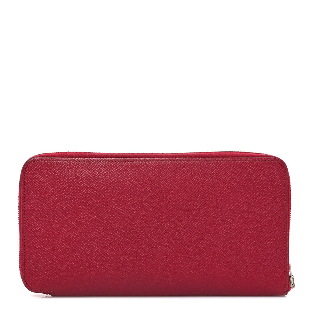 Epsom Silk'In Wallet Rose Pourpre